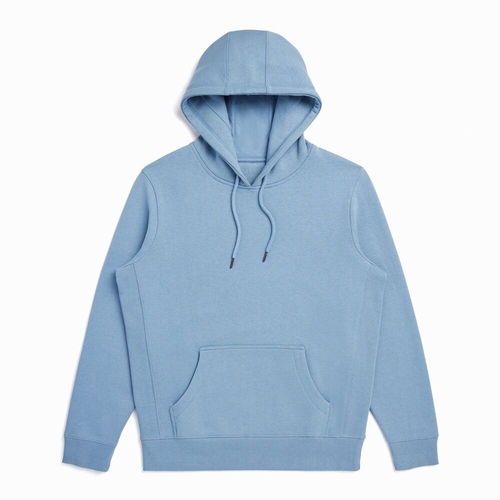 New Original Favorites cloudy blue GOTS Organic Cotton Hooded Sweatshirt
